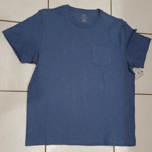 Blue short sleeve shirt with pocket NWT